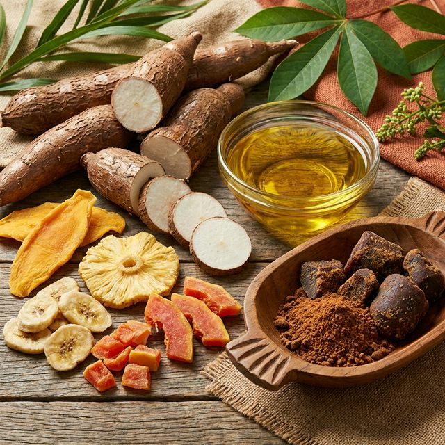 Regenerative Sourcing - Cassava, Dried Fruits, Oils, Palm Sugar
